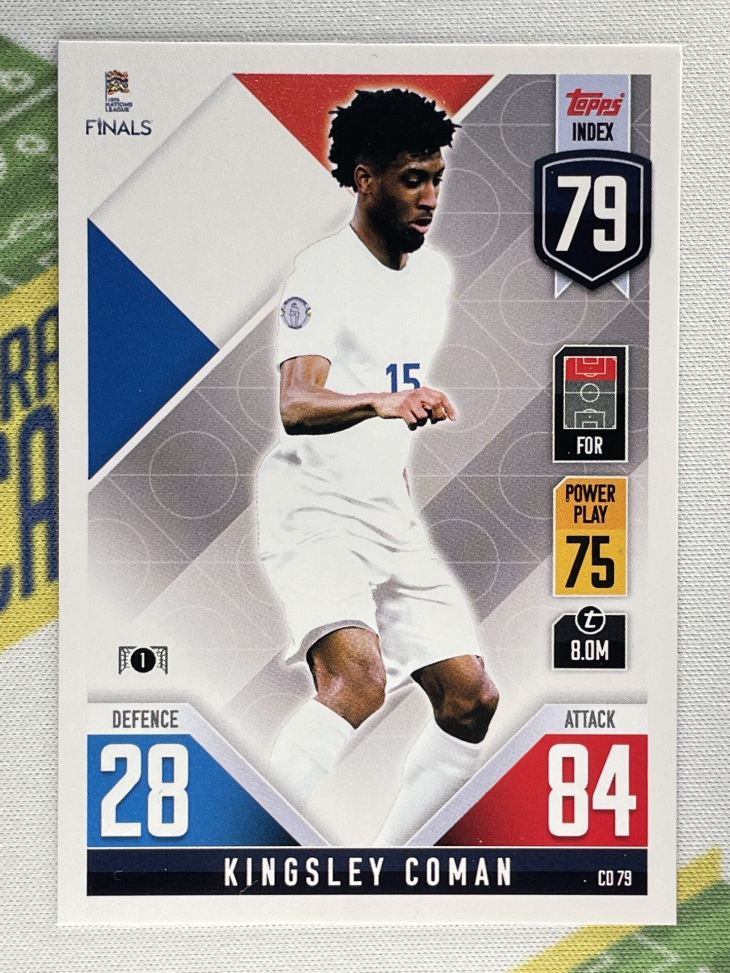 Kingsley Coman France Topps Match Attax 101 Road to Nations League 2022 Card