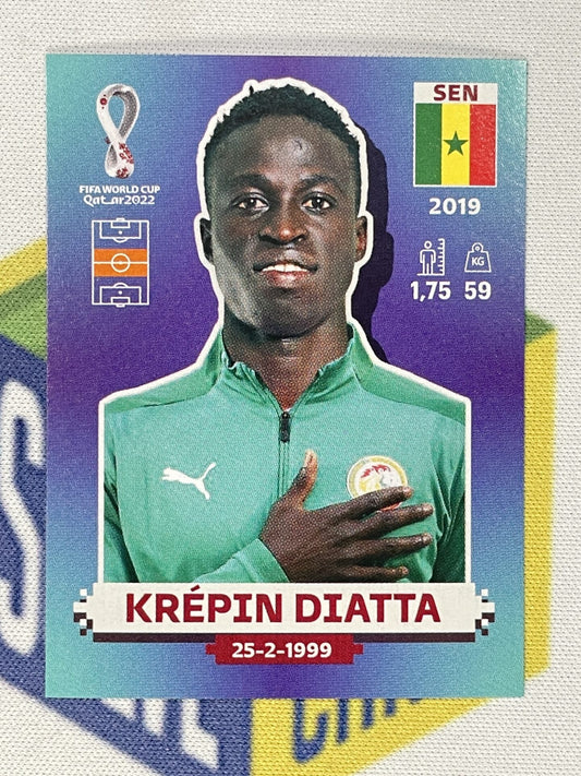 Krepin Diatta Senegal Panini World Cup 2022 Qatar Stickers