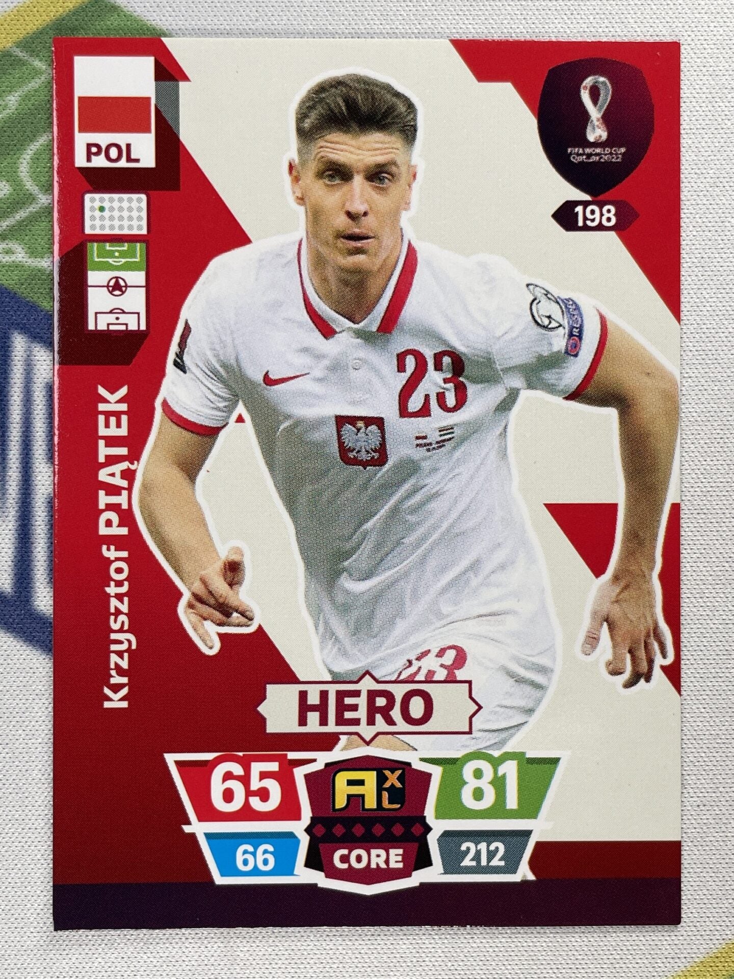 Krzysztof Piatek Poland Panini World Cup 2022 Adrenalyn XL Card