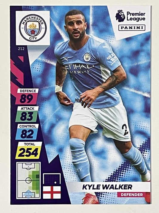 Kyle Walker Manchester City Base Panini Adrenalyn XL PLUS Premier League 2021 2022