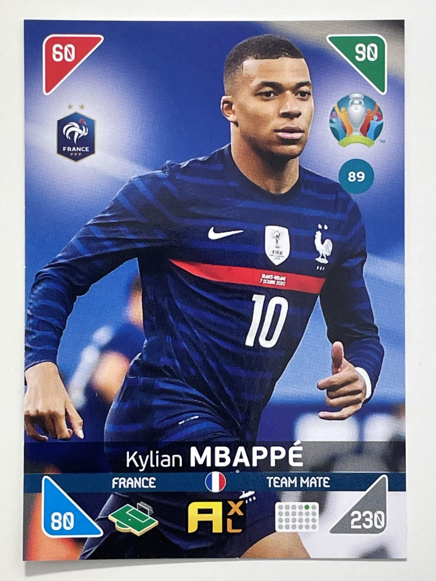 Kylian Mbappe Team Mates (France) Football Cards &#8211; Euro 2020 Adrenalyn XL