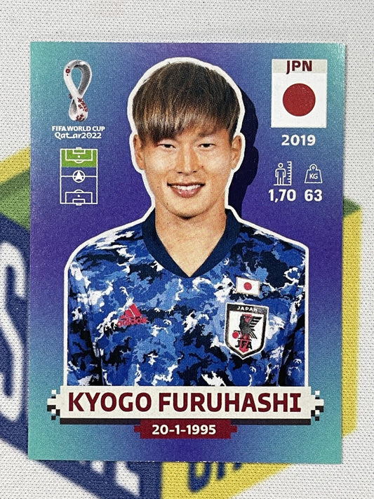 Kyogo Furuhashi Japan Panini World Cup 2022 Qatar Stickers