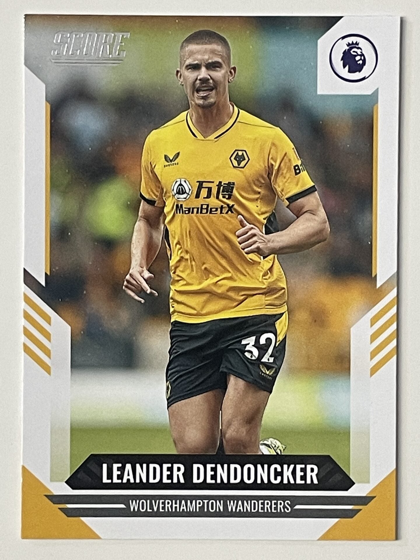 Leander Dendoncker Wolves Base Panini Premier League Score 2021 2022