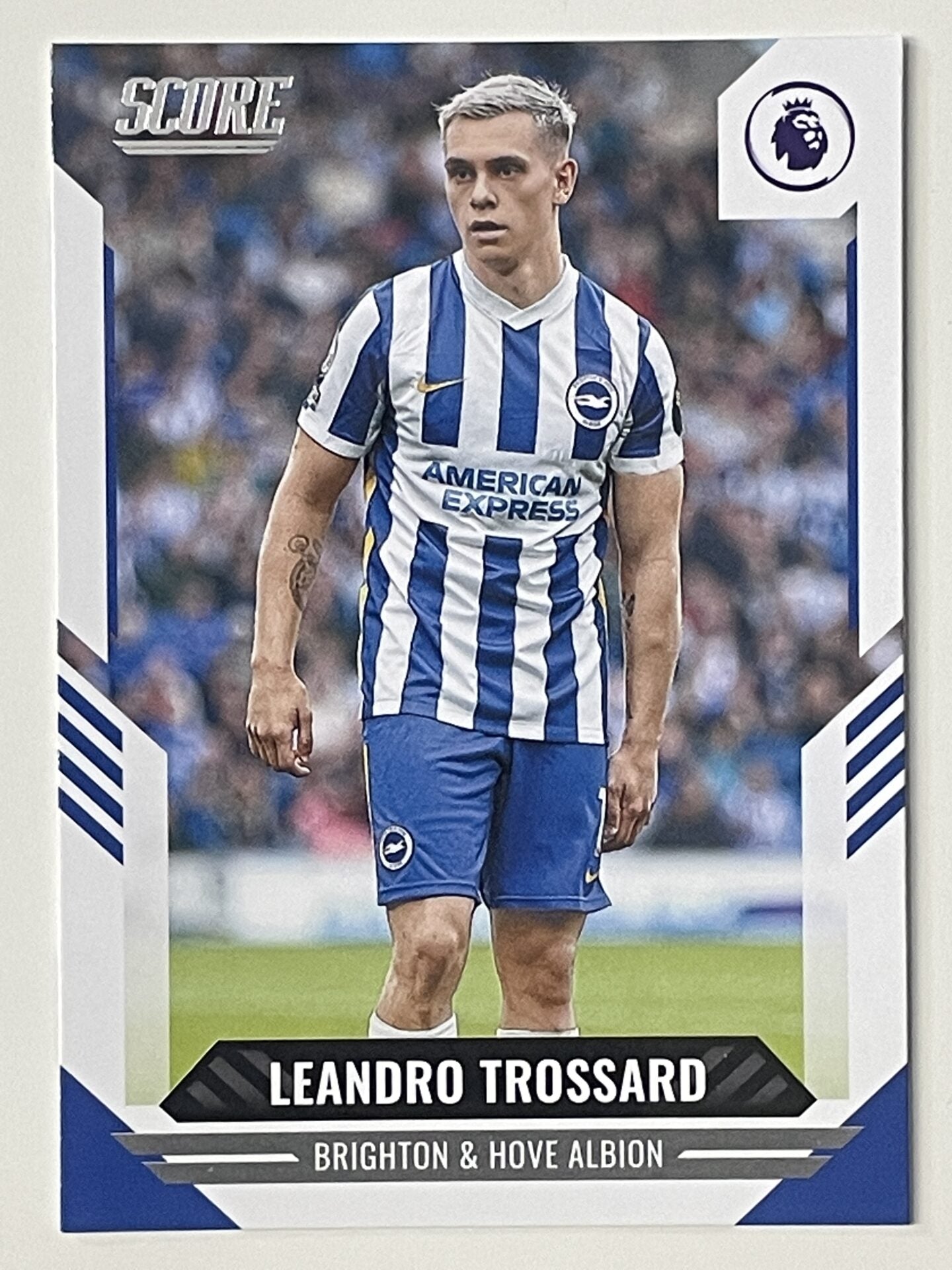 Leandro Trossard Brighton Base Panini Premier League Score 2021 2022