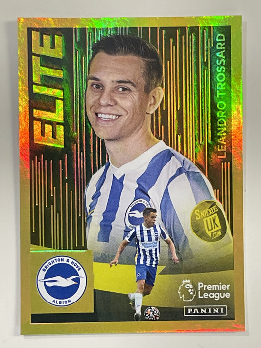 Leandro Trossard Elite Brighton Panini Premier League 2022 Football Stickers