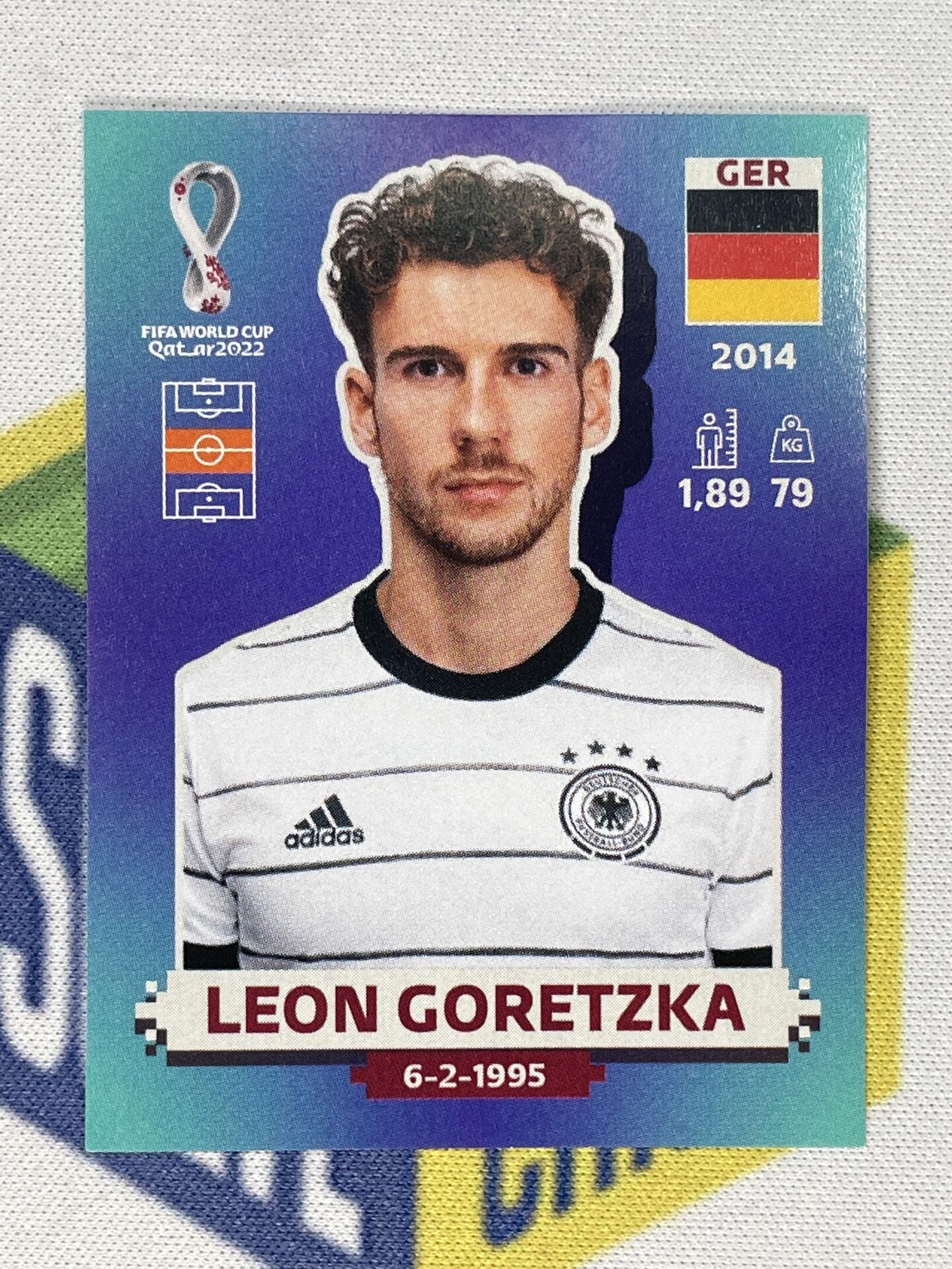 Leon Goretzka Germany Panini World Cup 2022 Qatar Stickers