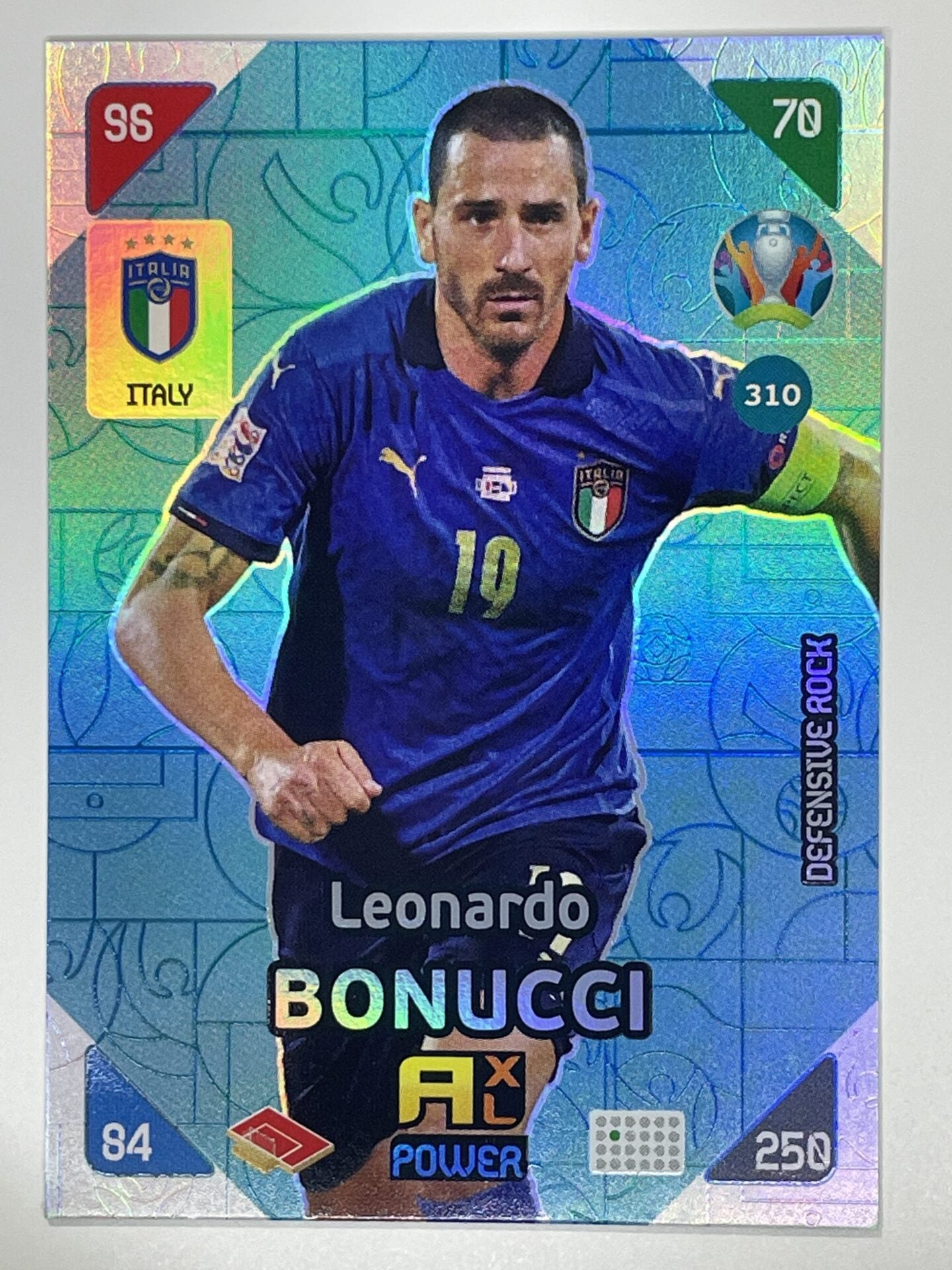 Leonardo Bonucci Defensive Rocks (Italy) Football Card &#8211; Euro 2020 Adrenalyn XL