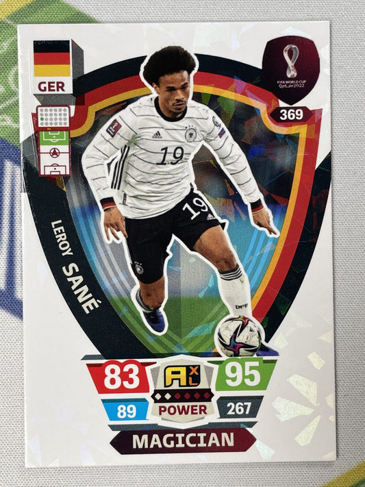 Leroy Sane Germany Magician Panini World Cup 2022 Adrenalyn XL Card