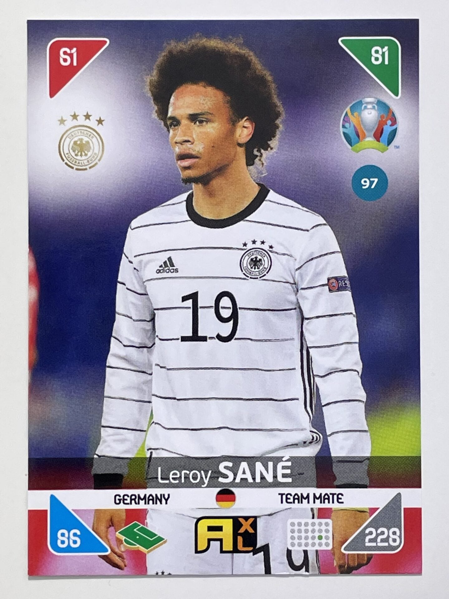 Leroy Sane Team Mates (Germany) Football Cards &#8211; Euro 2020 Adrenalyn XL