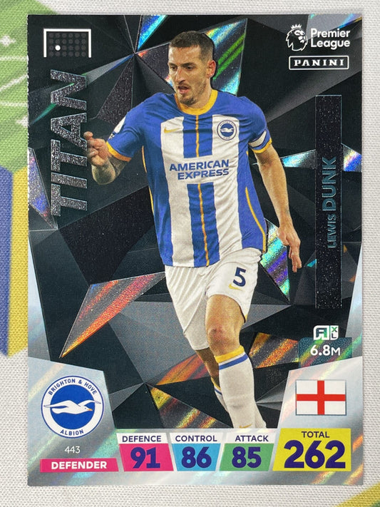 Lewis Dunk Brighton Titan Panini Premier League Adrenalyn XL 2023 Card