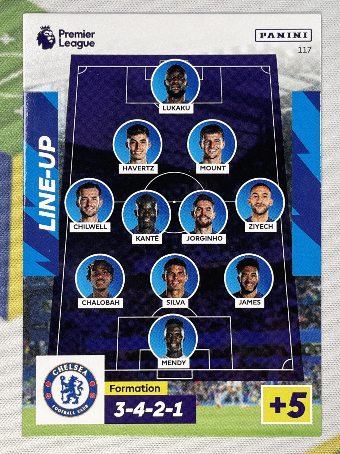 Lineup Chelsea Panini Premier League Adrenalyn XL 2023 Card