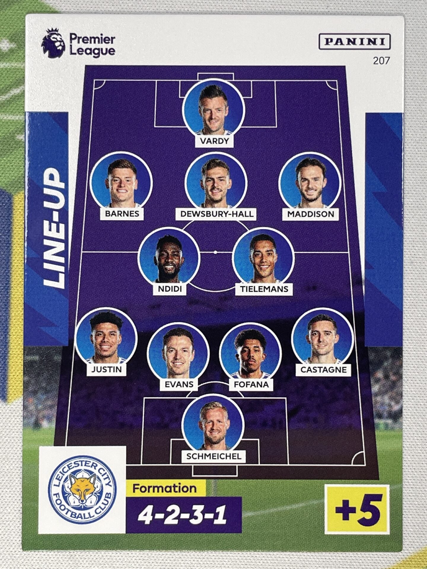 Lineup Leicester Panini Premier League Adrenalyn XL 2023 Card