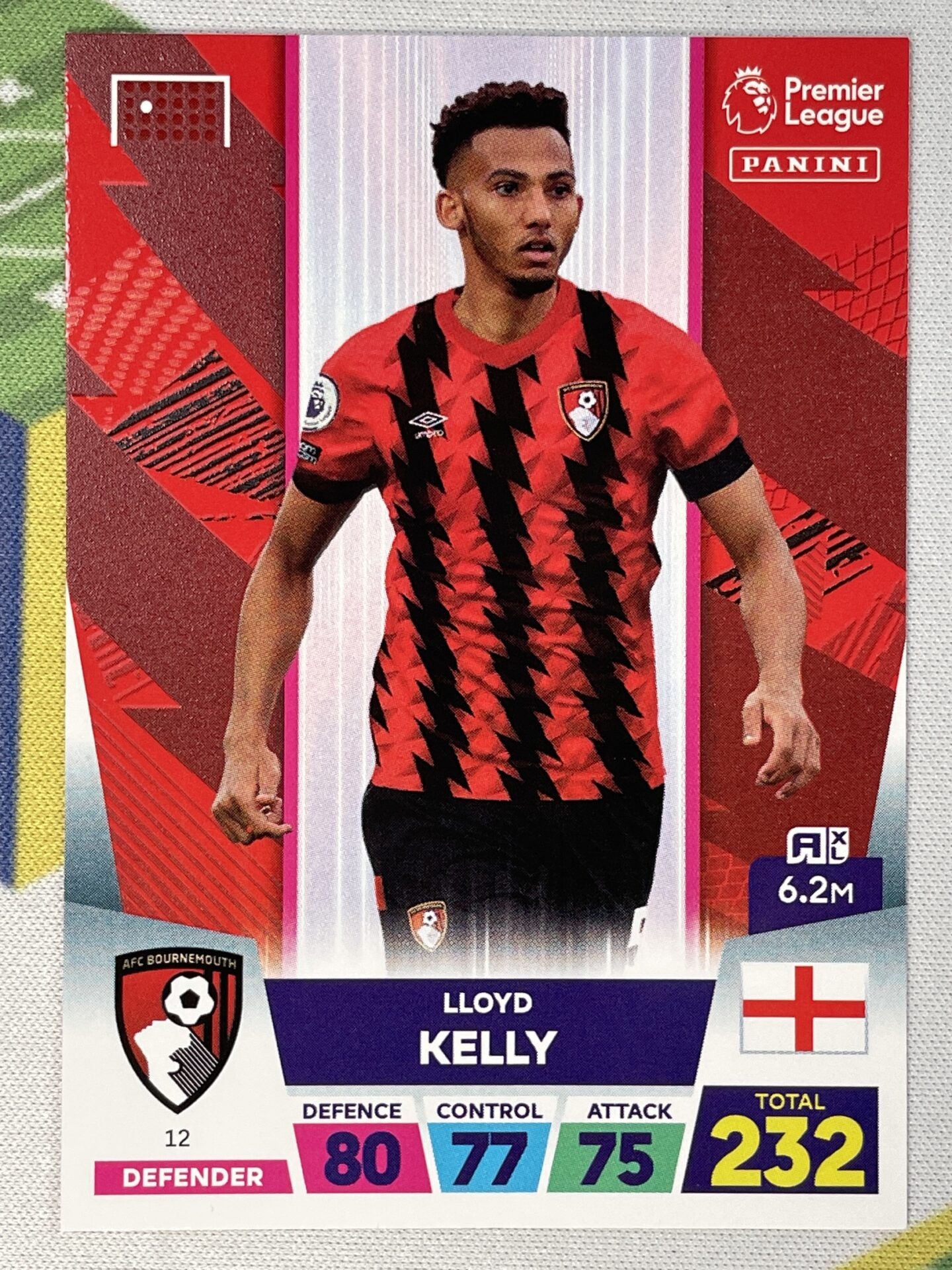 Lloyd Kelly Bournemouth Panini Premier League Adrenalyn XL 2023 Card