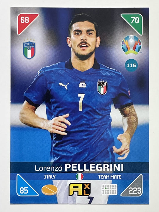 Lorenzo Pellegrini Team Mates (Italy) Football Cards &#8211; Euro 2020 Adrenalyn XL