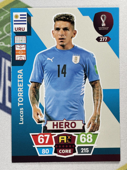 Lucas Torreira Uruguay Panini World Cup 2022 Adrenalyn XL Card