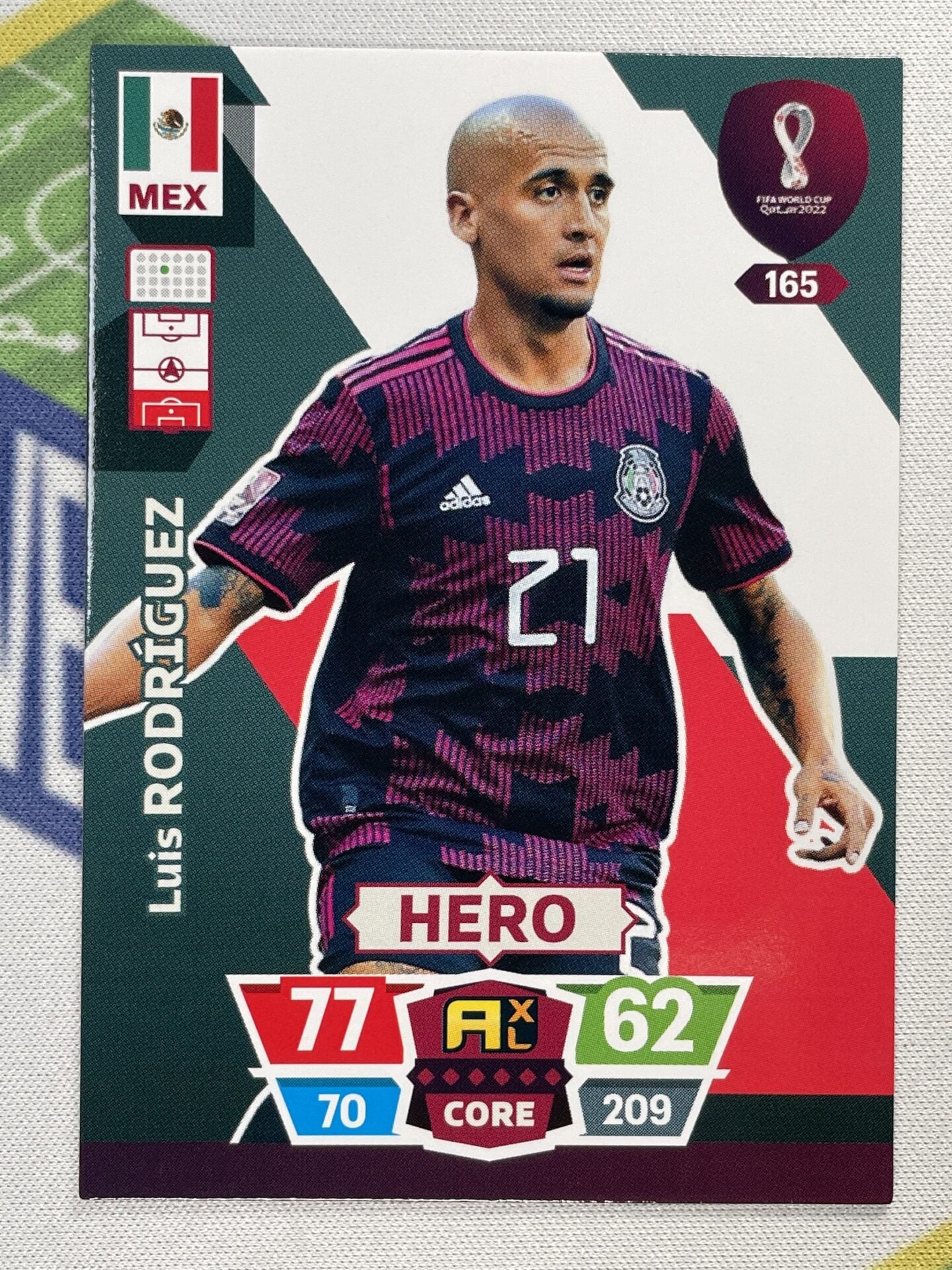 Luis Rodriguez Mexico Panini World Cup 2022 Adrenalyn XL Card