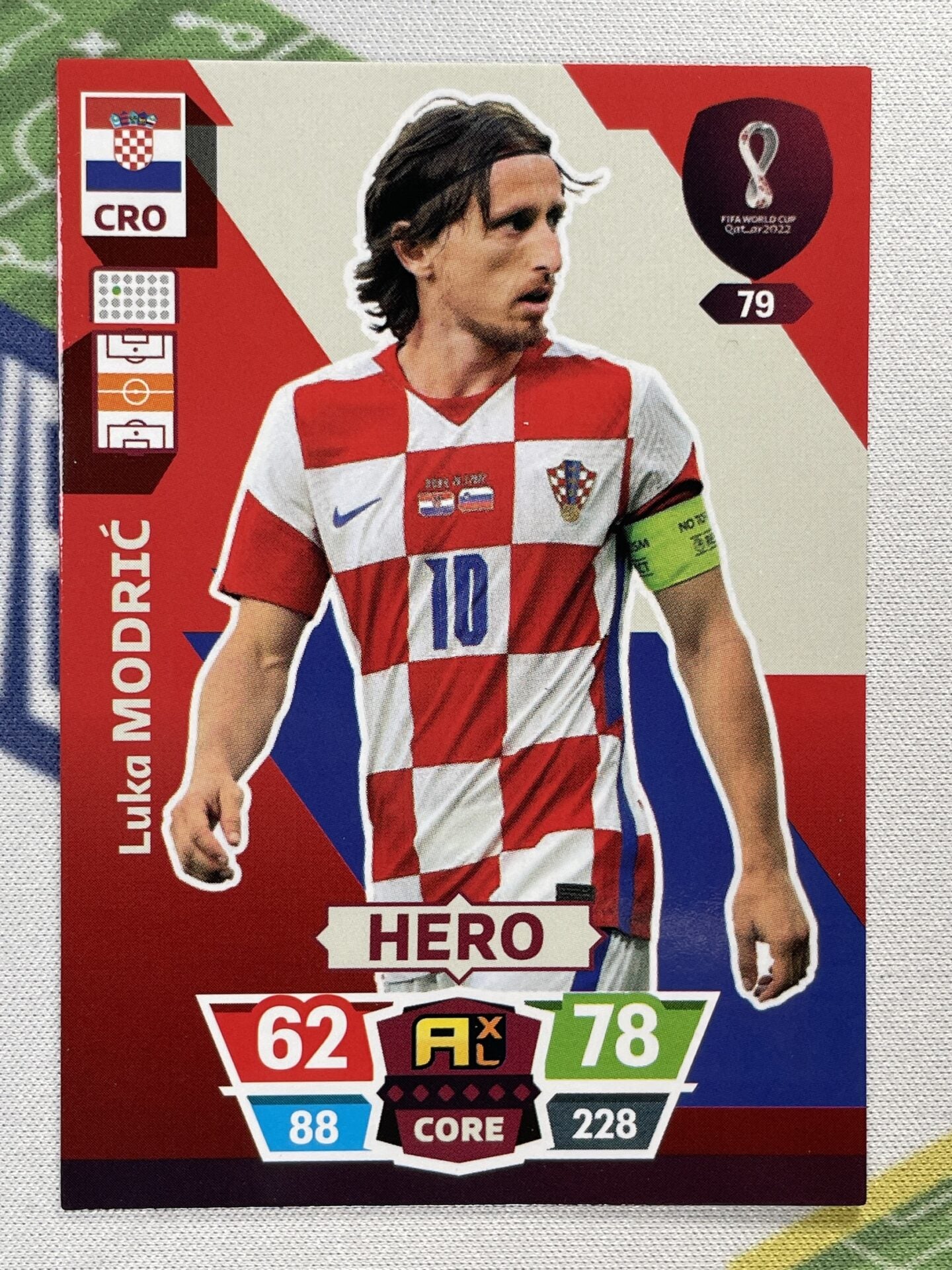 Luka Modric Croatia Panini World Cup 2022 Adrenalyn XL Card