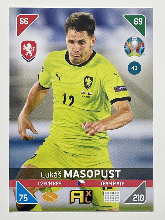 Lukas Masopust Team Mates (Czech Republic) Football Cards &#8211; Euro 2020 Adrenalyn XL