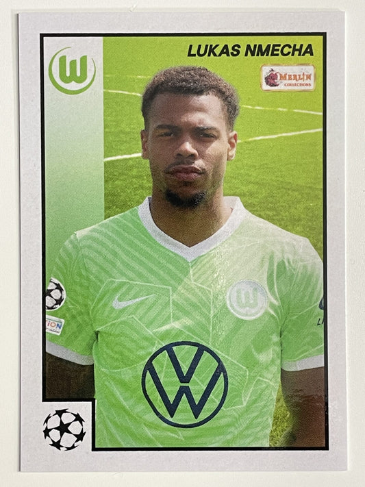 Lukas Nmecha Wolfsburg Base Topps Merlin Heritage 97 UEFA Champions League Card