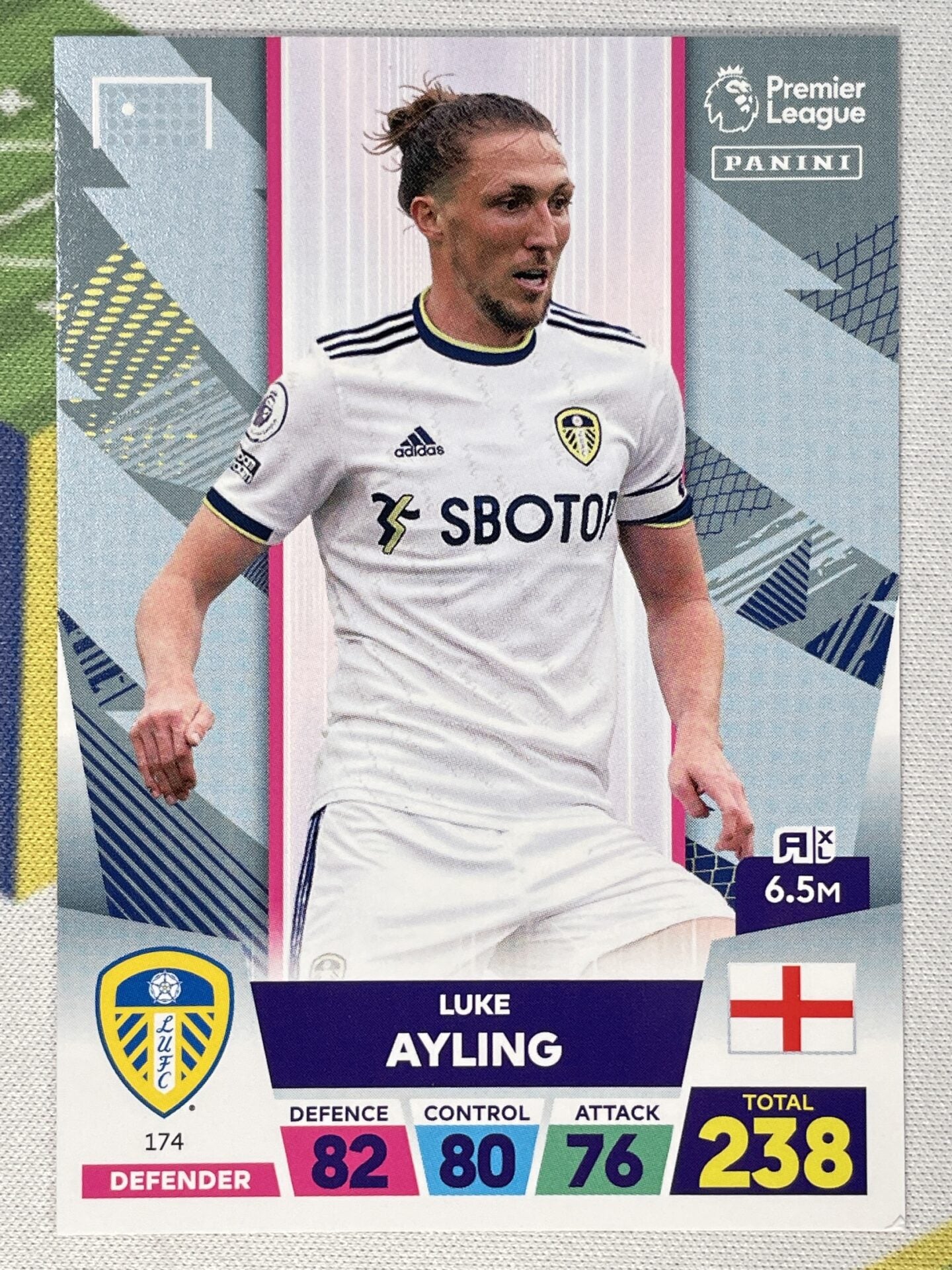 Luke Ayling Leeds Panini Premier League Adrenalyn XL 2023 Card