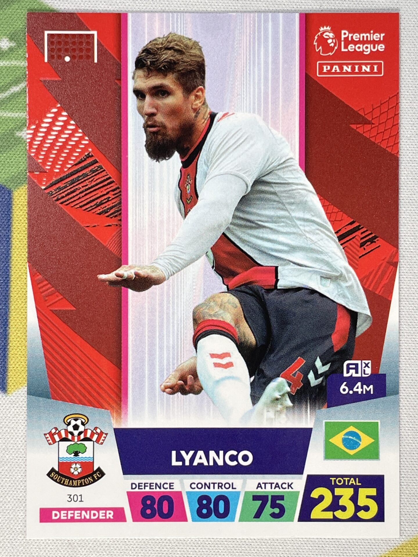 Lyanco Southampton Panini Premier League Adrenalyn XL 2023 Card