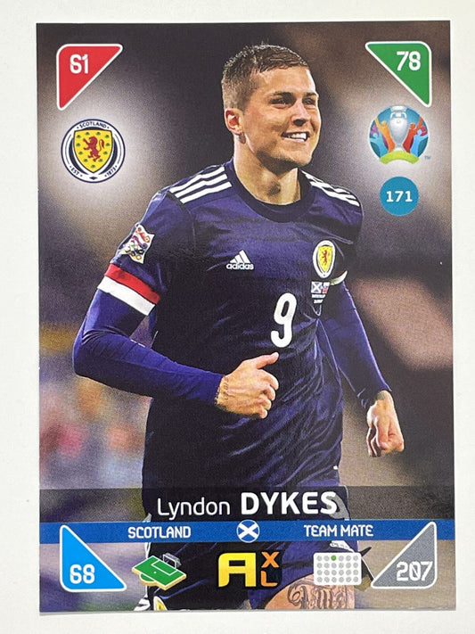 Lyndon Dykes Team Mates (Scotland) Football Card &#8211; Euro 2020 Adrenalyn