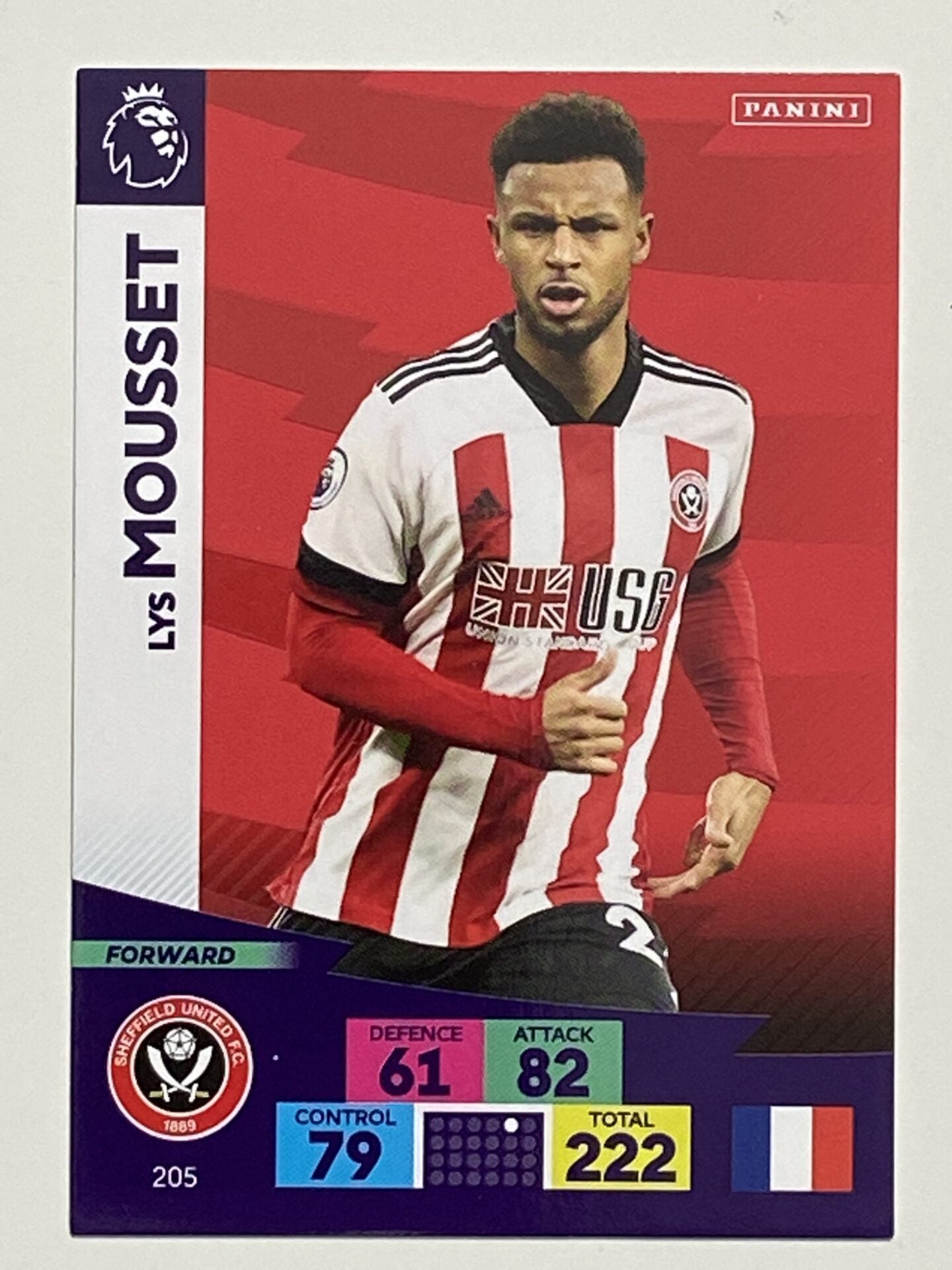 Lys Mousset (Sheffield United) Football Card &#8211; Premier League Adrenalyn XL 2020:21