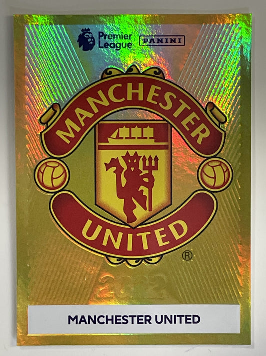 Manchester United Badge Panini Premier League 2022 Football Sticker