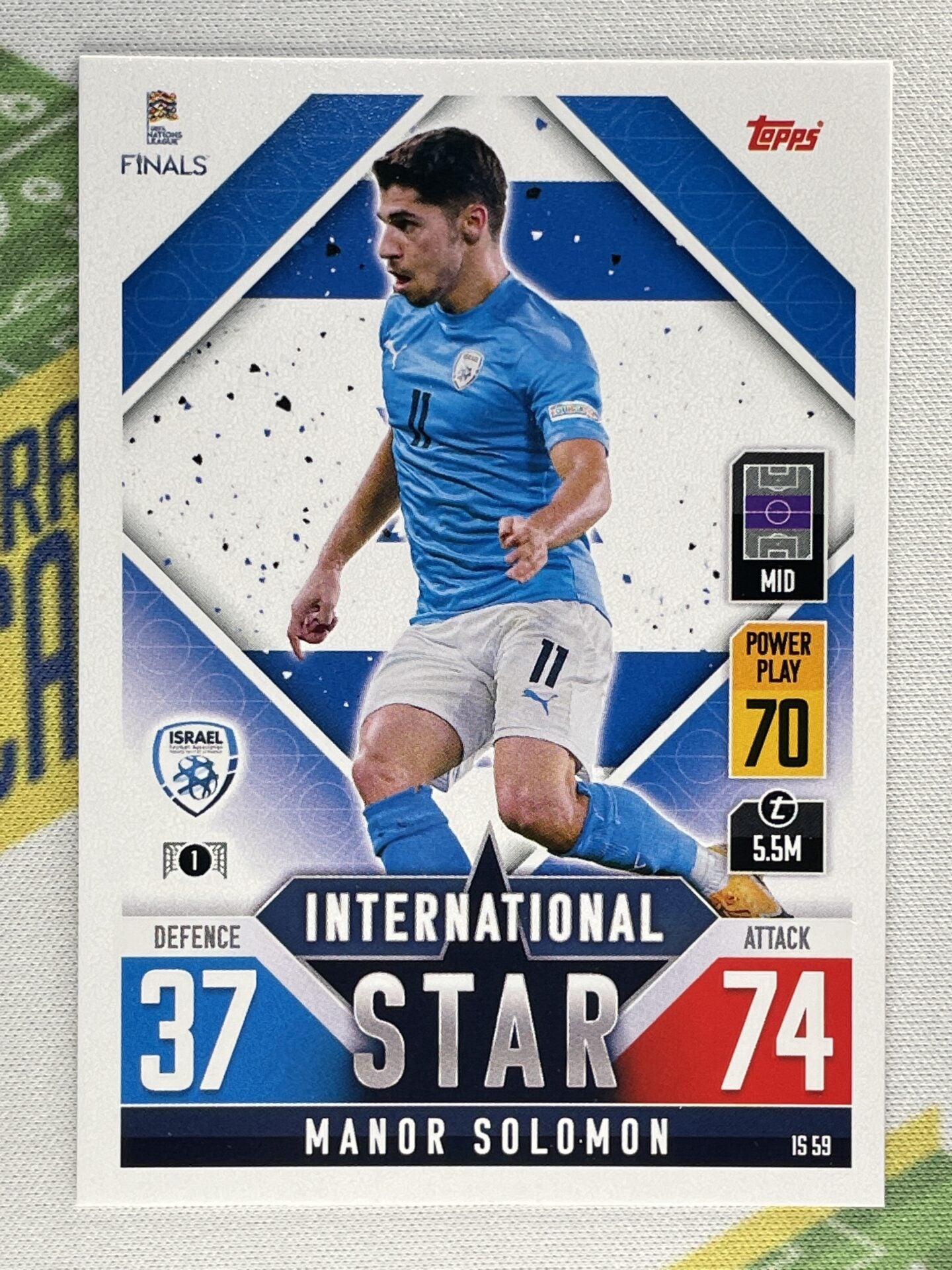 Manor Solomon Israel Topps Match Attax 101 Road to Nations League 2022 Card