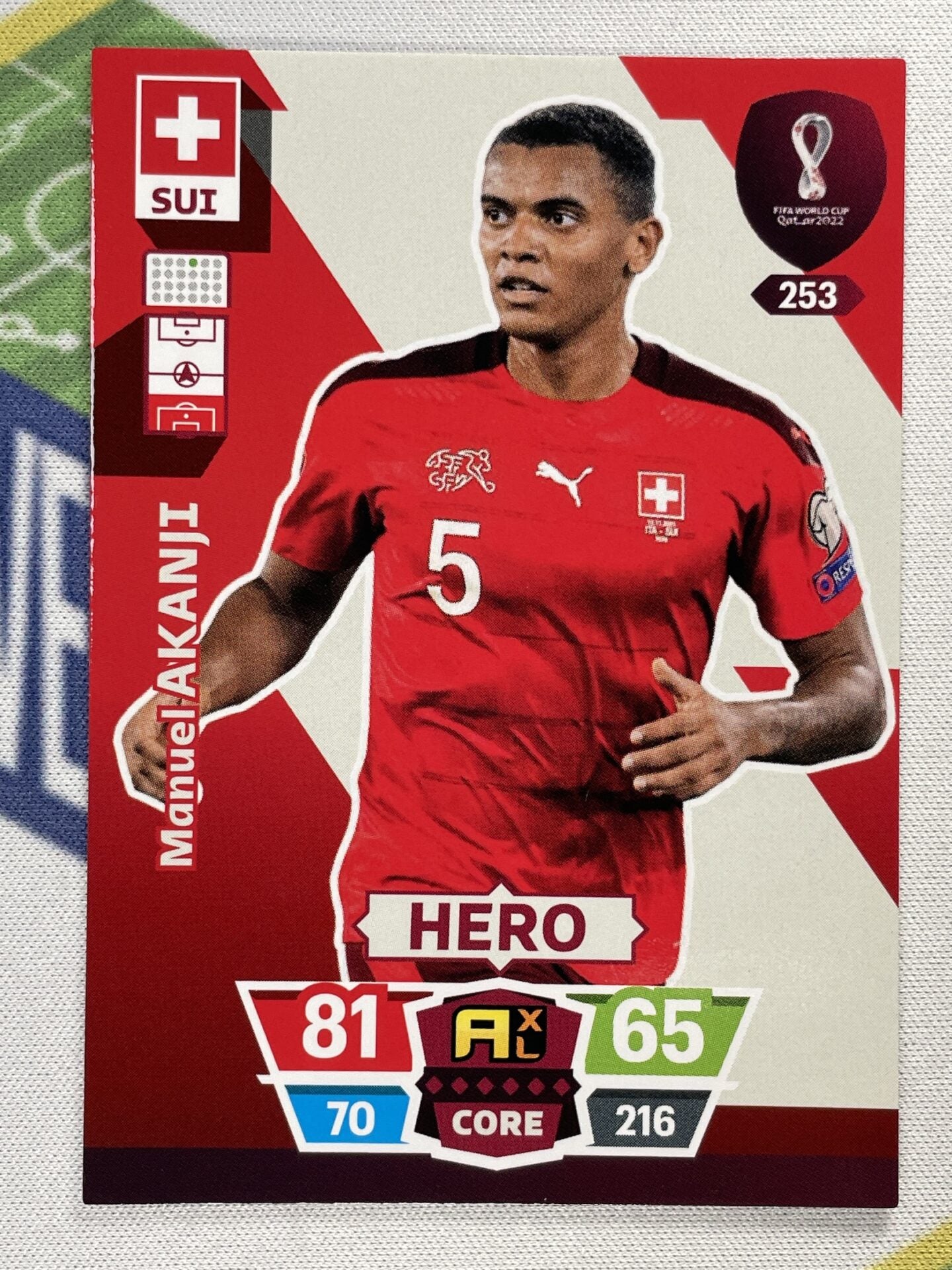 Manuel Akanji Switzerland Panini World Cup 2022 Adrenalyn XL Card