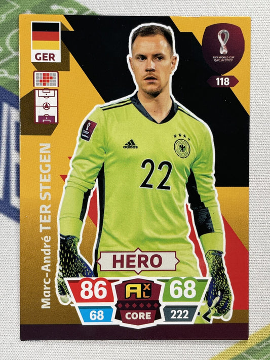 Marc-Andre Ter Stegen Germany Panini World Cup 2022 Adrenalyn XL Card