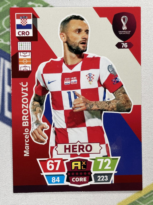 Marcelo Brozovic Croatia Panini World Cup 2022 Adrenalyn XL Card