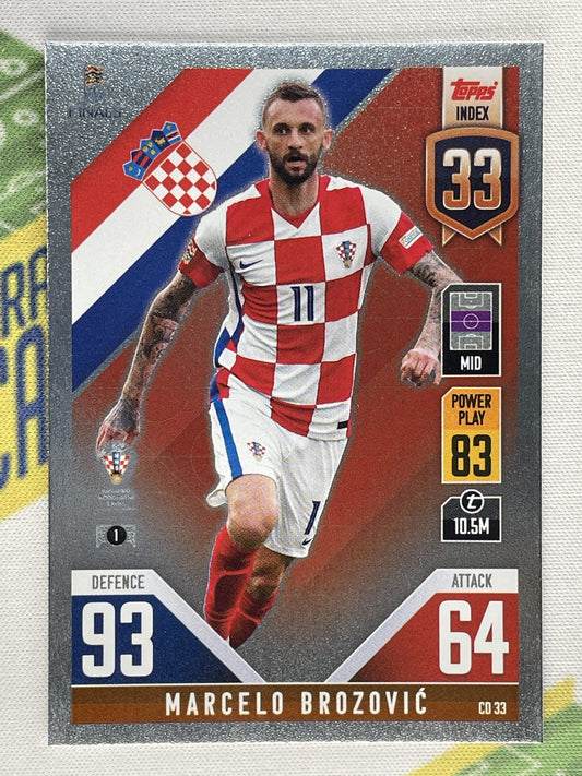 Marcelo Brozovic Croatia Topps Match Attax 101 Road to Nations League 2022 Card