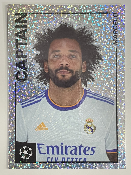 Marcelo Real Madrid Captain Topps Merlin Heritage 97 UEFA Champions League Card