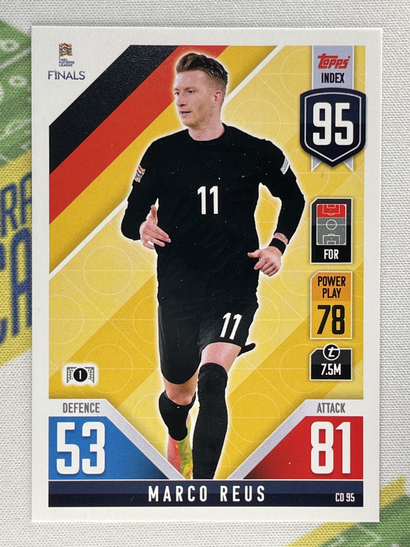 Marco Reus Germany Topps Match Attax 101 Road to Nations League 2022 Card