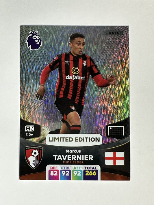 Marcus Tavernier Bournemouth Limited Edition Panini Premier League Adrenalyn XL 2024 Card