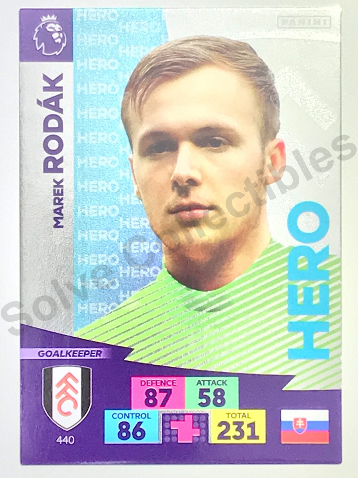 Marek Rodak (Fulham) &#8211; Hero Football Sticker &#8211; Premier League Adrenalyn XL 2020:21