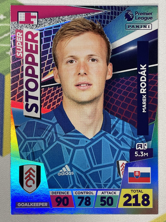 Marek Rodak Fulham Super Stopper Panini Premier League Adrenalyn XL 2023 Card