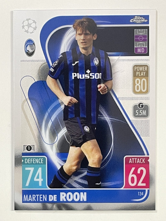 Marten De Roon Atalanta Topps Match Attax Chrome 2021 2022 Football Card