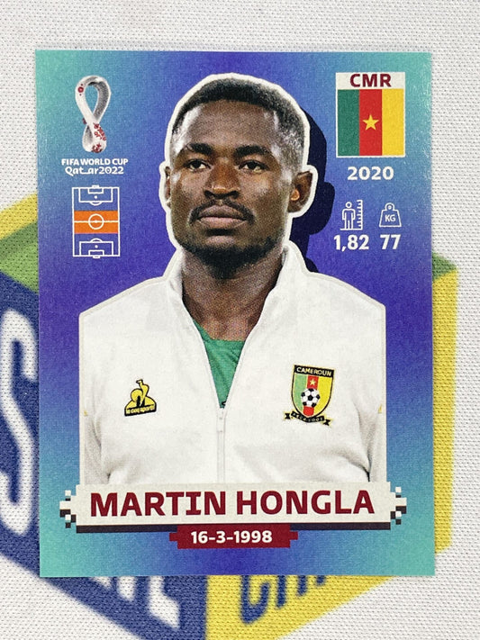 Martin Hongla Cameroon Panini World Cup 2022 Qatar Stickers