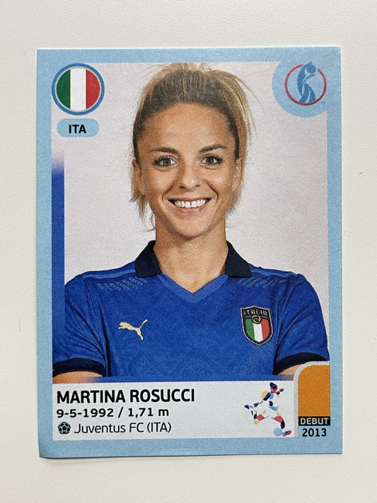 Martina Rosucci Italy Base Panini Womens Euro 2022 Stickers Collection