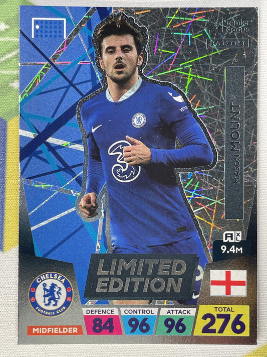 Mason Mount Chelsea Limited Edition Panini Premier League Adrenalyn XL 2023 Card