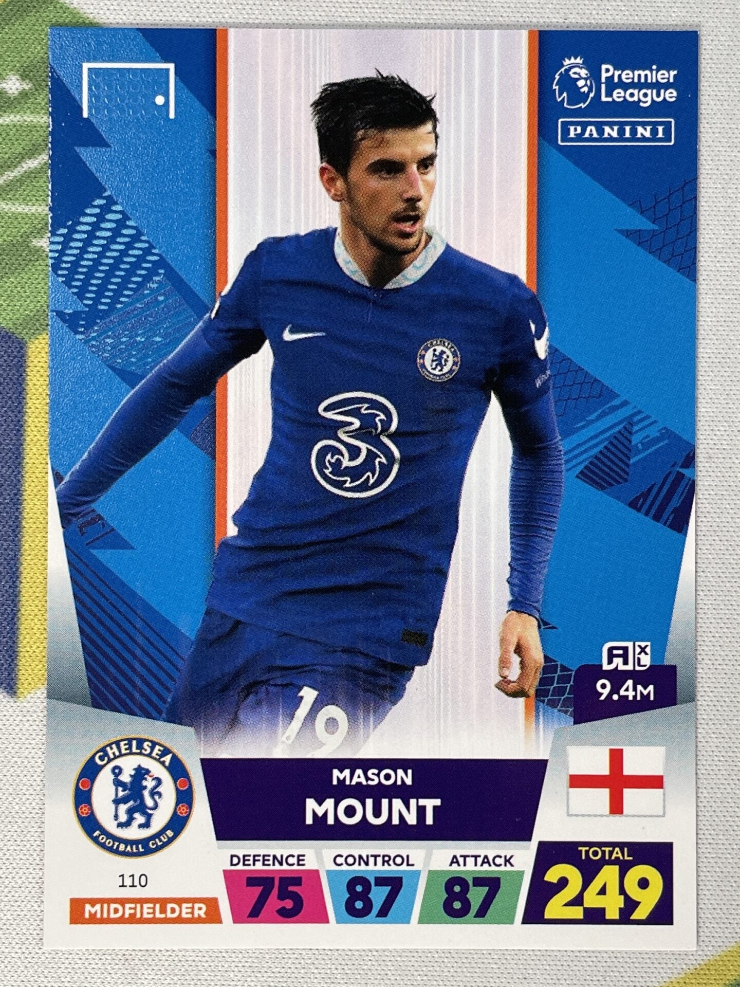 Mason Mount Chelsea Panini Premier League Adrenalyn XL 2023 Card