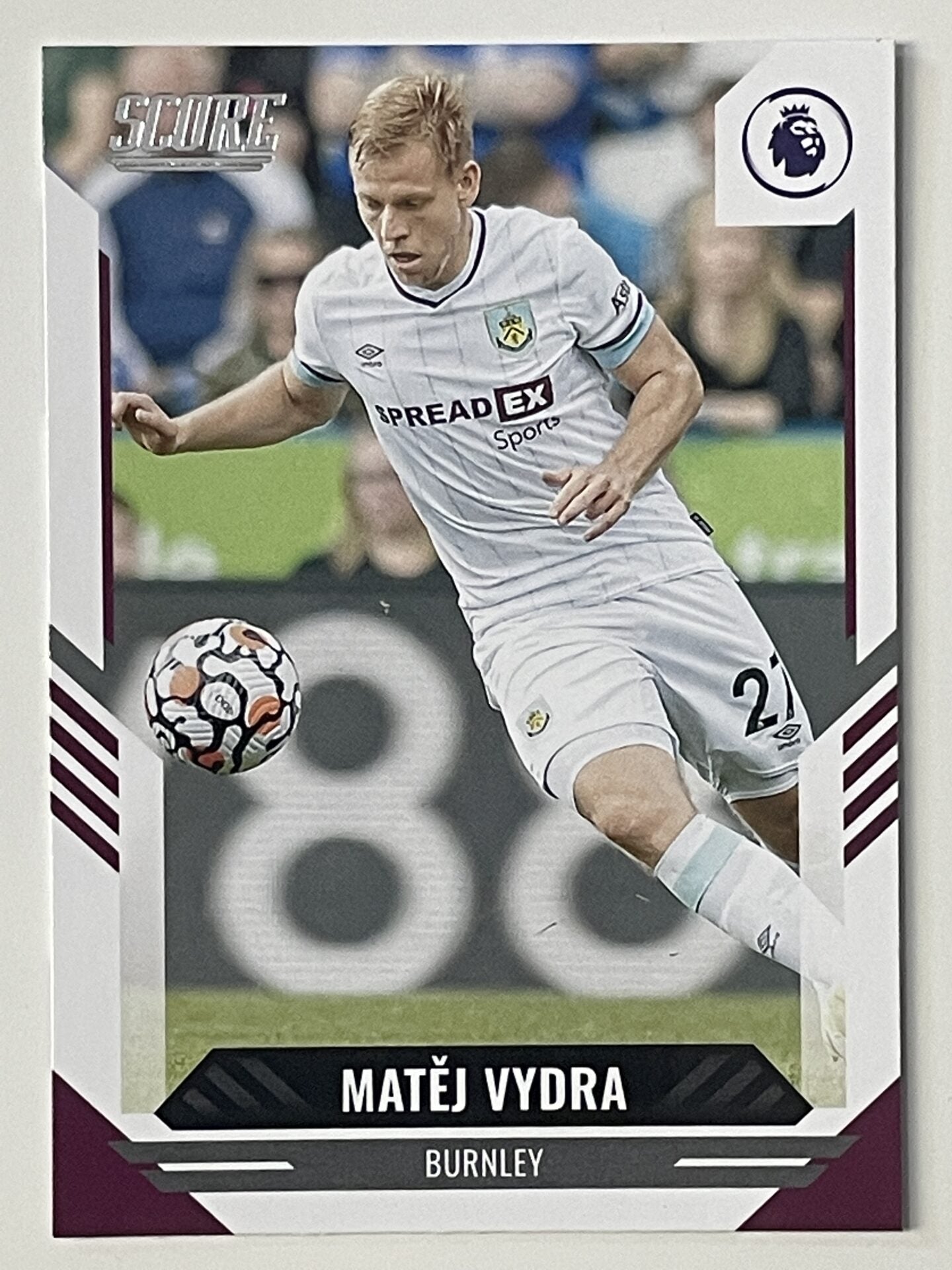 Matej Vydra Burnley Base Panini Premier League Score 2021 2022