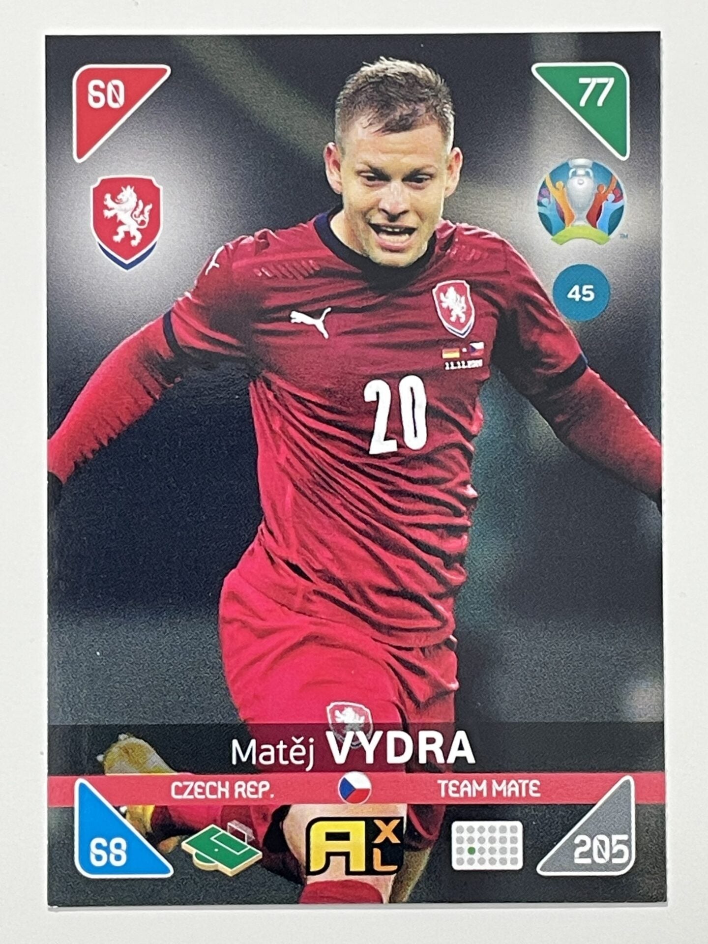 Matej Vydra Team Mates (Czech Republic) Football Cards &#8211; Euro 2020 Adrenalyn XL