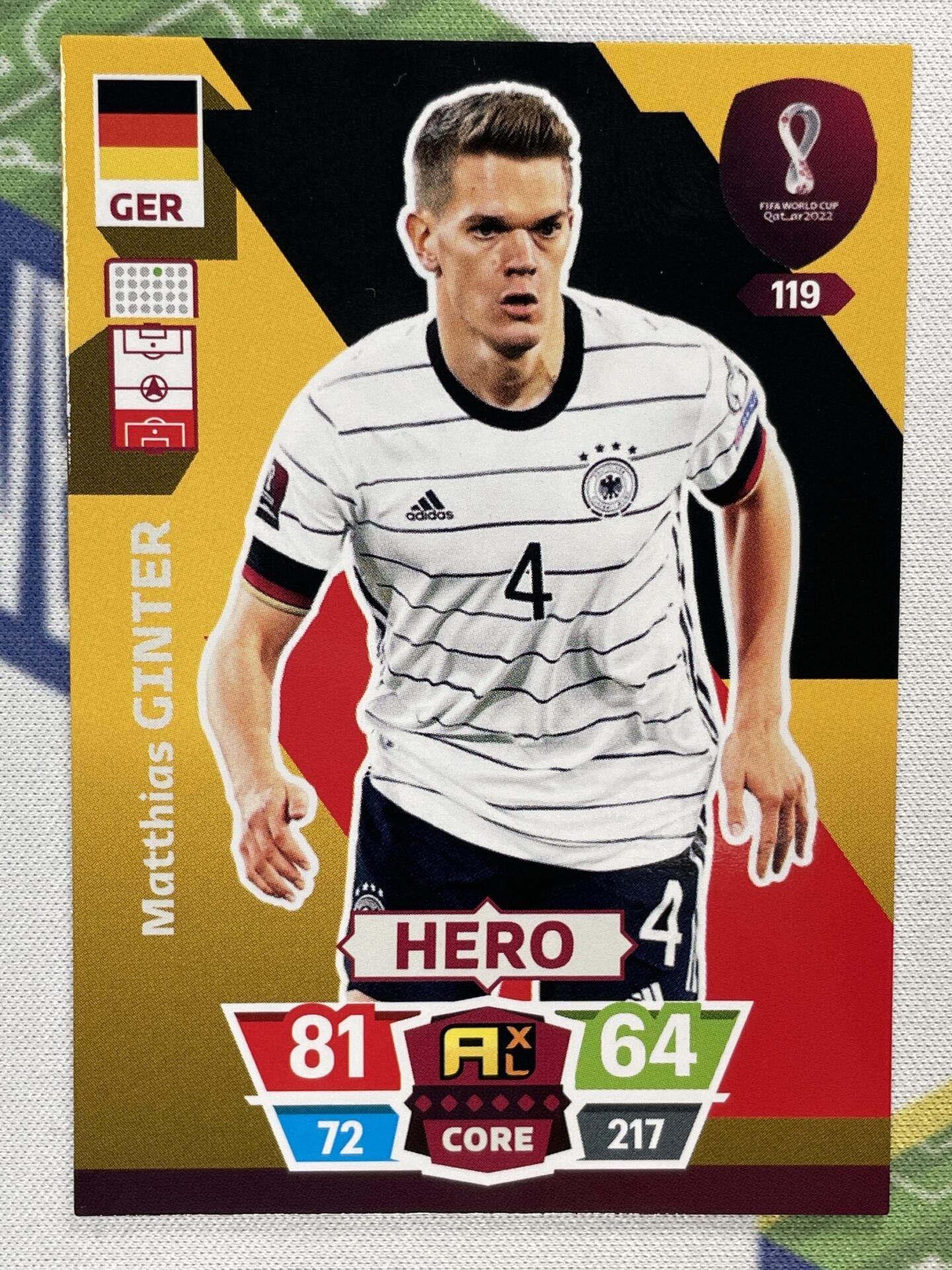 Matthias Ginter Germany Panini World Cup 2022 Adrenalyn XL Card