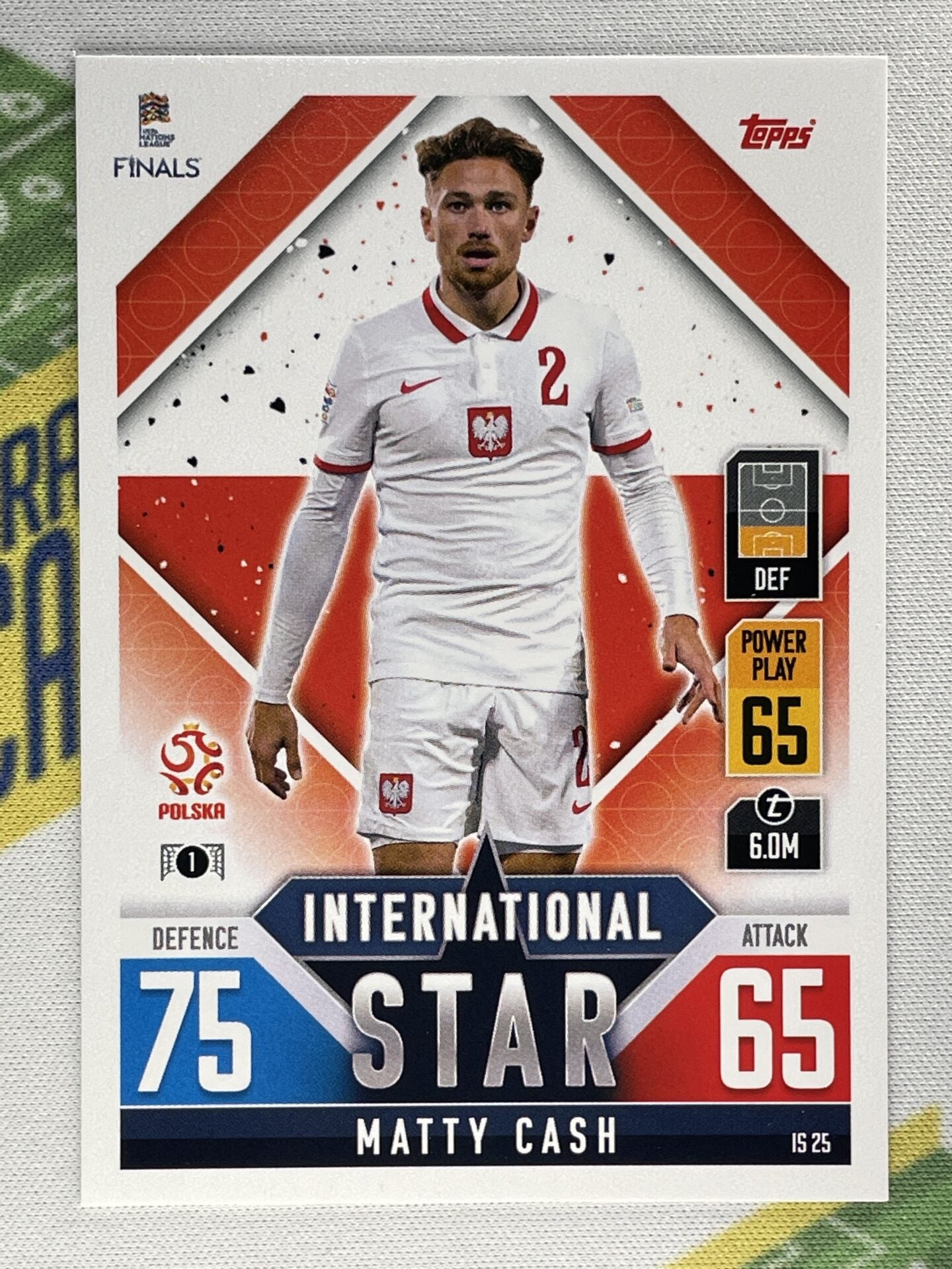 Matty Cash Poland Topps Match Attax 101 Road to Nations League 2022 Card