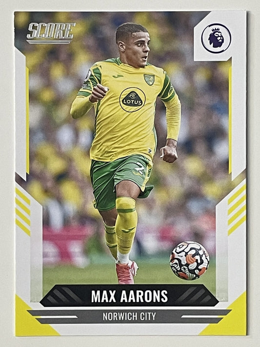 Max Aarons Norwich City Base Panini Premier League Score 2021 2022