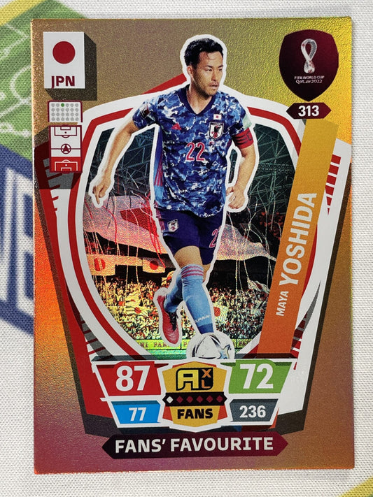 Maya Yoshida Japan Fans Favourite Panini World Cup 2022 Adrenalyn XL Card