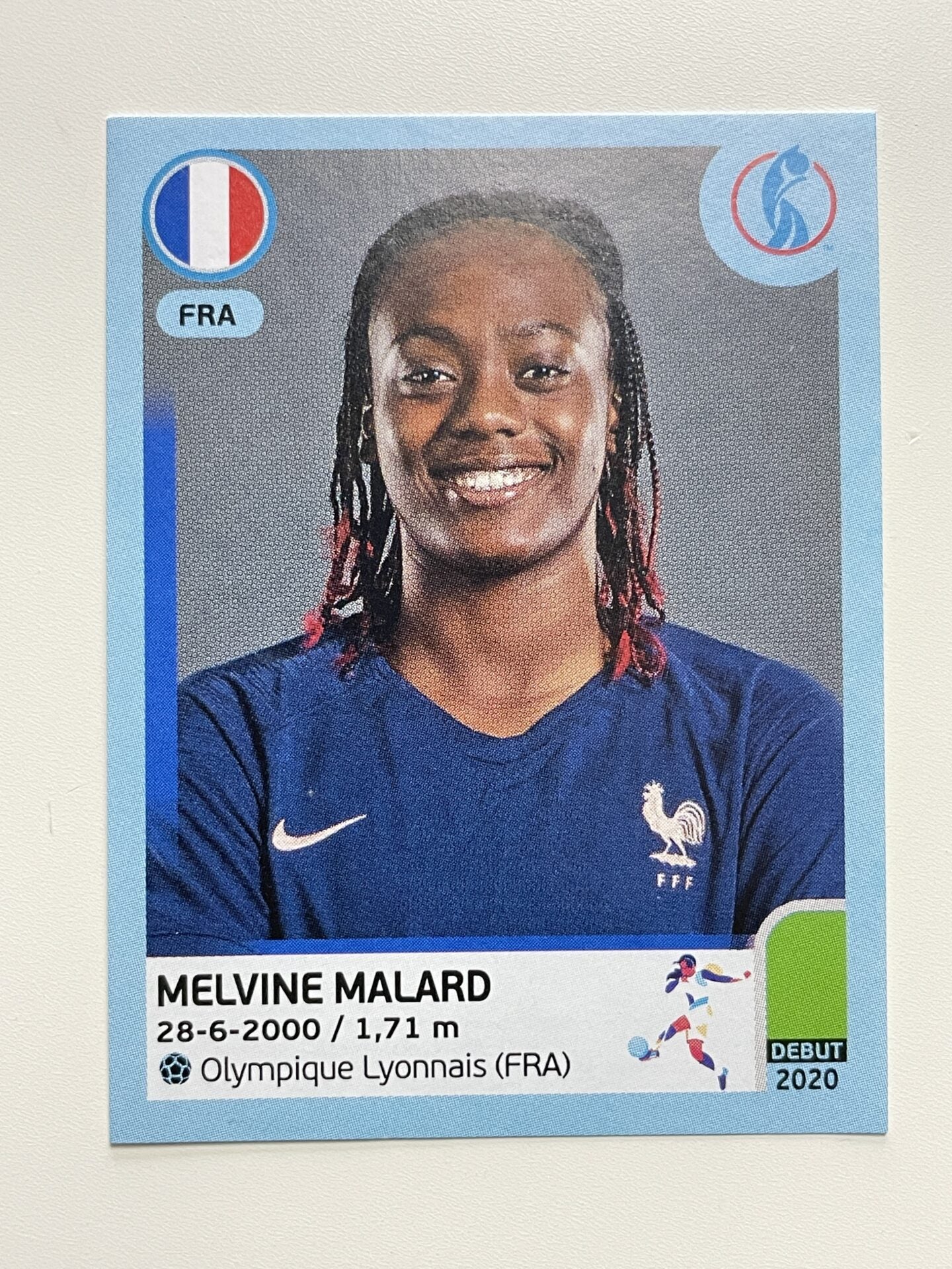 Melvine Malard France Base Panini Womens Euro 2022 Stickers Collection